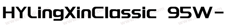 HYLingXinClassic 95W字体转换